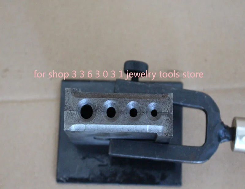 European Style Iron Trough with 4 Holes Jewelry Column Forming Equipment