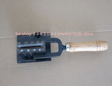European Style Iron Trough with 4 Holes Jewelry Column Forming Equipment