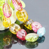 Multicolor Tourmaline Beads Strand 10x16mm Jewelry Making