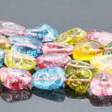 Multicolor Tourmaline Beads Strand 10x16mm Jewelry Making