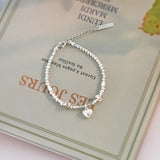 925 Silver Love Bracelet - Letter Bracelet for Women