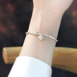925 Silver Love Bracelet - Letter Bracelet for Women