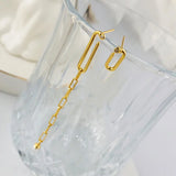 Irregular 925 Silver Chain Earrings Women Earrings Silver 925 Jewelry