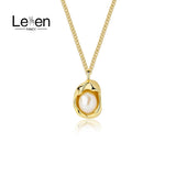 Sterling Silver Pendant Freshwater Pearl Necklace Mother Birthday Gift