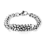 Abstract Spotted Chain & Link Bracelets for Men Stainless Steel SL031