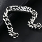 Abstract Spotted Chain & Link Bracelets for Men Stainless Steel SL031