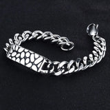 Abstract Spotted Chain & Link Bracelets for Men Stainless Steel SL031