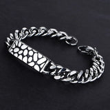 Abstract Spotted Chain & Link Bracelets for Men Stainless Steel SL031