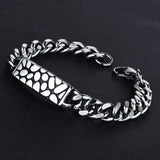 Abstract Spotted Chain & Link Bracelets for Men Stainless Steel SL031