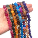 Natural Agate Beads for DIY Bracelets - Gemstone Making Supplies