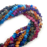 Natural Agate Beads for DIY Bracelets - Gemstone Making Supplies