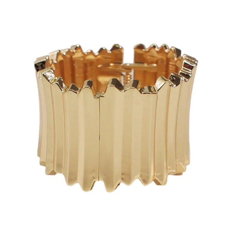 Alloy Big Cuff Bracelets Punk Metal Statement Bangles