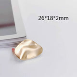 Alloy Hole Stud Earring Finding Components DIY Jewelry 8pcs