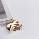 Alloy Hole Stud Earring Finding Components DIY Jewelry 8pcs