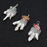 Baroque Freshwater Pearl Pendant for DIY Necklace