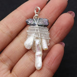 Baroque Freshwater Pearl Pendant for DIY Necklace