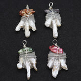 Baroque Freshwater Pearl Pendant for DIY Necklace