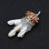 Baroque Freshwater Pearl Pendant for DIY Necklace