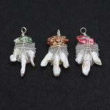 Baroque Freshwater Pearl Pendant for DIY Necklace