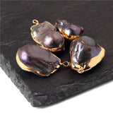 Baroque Pearl Pendant Bead Freshwater Charms for Jewelry