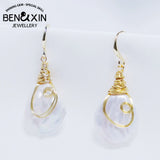 Irregular Baroque Pearls Natural Women Earrings Retro Accessories