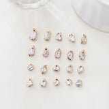 Baroque Copper Rimmed Pearl Loose Beads DIY Necklace Bracelet