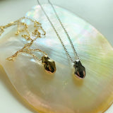 925 Silver Irregular Bead Necklace with Human Bones Muscle Design