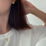 925 Silver Irregular Bead Necklace with Human Bones Muscle Design