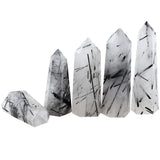 Rutilated Quartz Single Pointed Wand Healing Reiki Stone