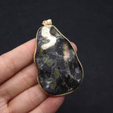 Pine Stone Pendants Natural Stone Jewelry DIY Earrings Necklaces