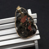 Pine Stone Pendants Natural Stone Jewelry DIY Earrings Necklaces