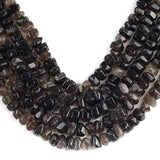 10*15mm Irregular Brown Quartz Stone Beads Loose Spacer Beads