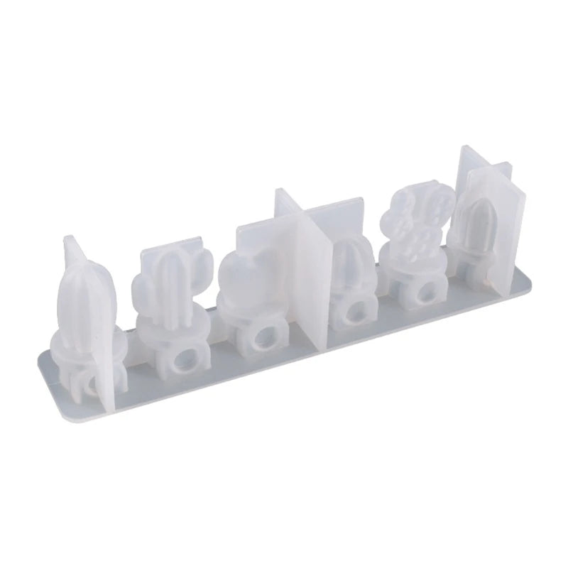 Irregular Cactus Fridge Magnets Resin Mold Silicone DIY Crafts Decoration
