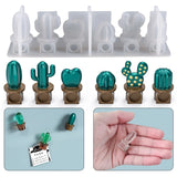 Irregular Cactus Fridge Magnets Resin Mold Silicone DIY Crafts Decoration