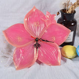 Cherry Blossoms Clock Epoxy Resin Mold Wall Hanging Clocks Silicone Mould