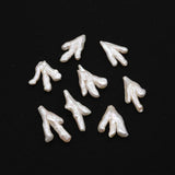 Natural Freshwater Pearl Loose Beads Chicken Feet Shape DIY Jewelry