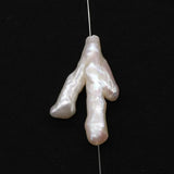 Natural Freshwater Pearl Loose Beads Chicken Feet Shape DIY Jewelry