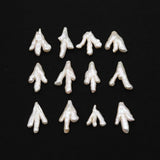 Natural Freshwater Pearl Loose Beads Chicken Feet Shape DIY Jewelry