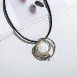 Circle Pendant Necklace Ins Style Sweater Chain Wedding Jewelry