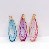 Clear Resin Retro Metal Eardrop Charms Jewelry Accessories for DIY, 4pcs