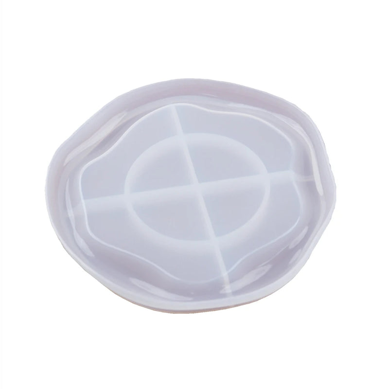 Clouds Coaster Mold DIY Resin Epoxy Jewelry Tray Silicone Glossy Mould