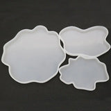 DIY Irregular Coaster Mat Mold for Mirror UV Resin Table Decoration