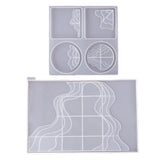 Coaster Tray Resin Casting Silicone Molds Kit Home Decor