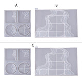 Coaster Tray Resin Casting Silicone Molds Kit Home Decor