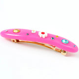 Colorful Flower Rhinestone Hair Clips Barrettes Hair Pins Head Accessories