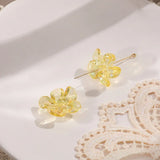 10pcs Small Flower Patch DIY Hairpin Earrings Ear Stud Accessories