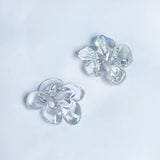 10pcs Small Flower Patch DIY Hairpin Earrings Ear Stud Accessories