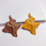 Irregular Colors Eardrop Accessories Wave Metal Pendant