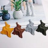 Irregular Colors Eardrop Accessories Wave Metal Pendant