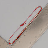 Colorful Beaded Crystal Bracelet - Waterproof Jewelry Gift for Women